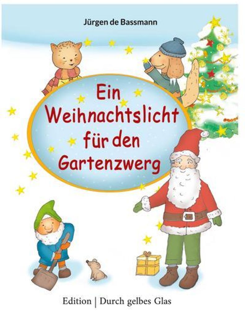 Ein Weihnachtslicht für den Gartenzwerg