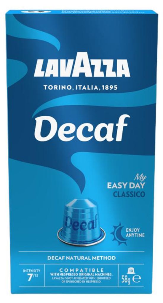 Lavazza Dek, cápsulas de café, espresso, tueste medio, Imagen del producto 