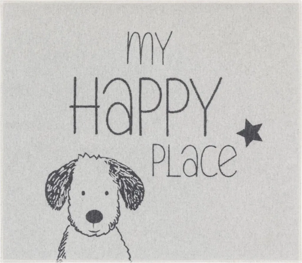 Tapis pour chien intérieur My Happy Place - Protection et confort 70x80