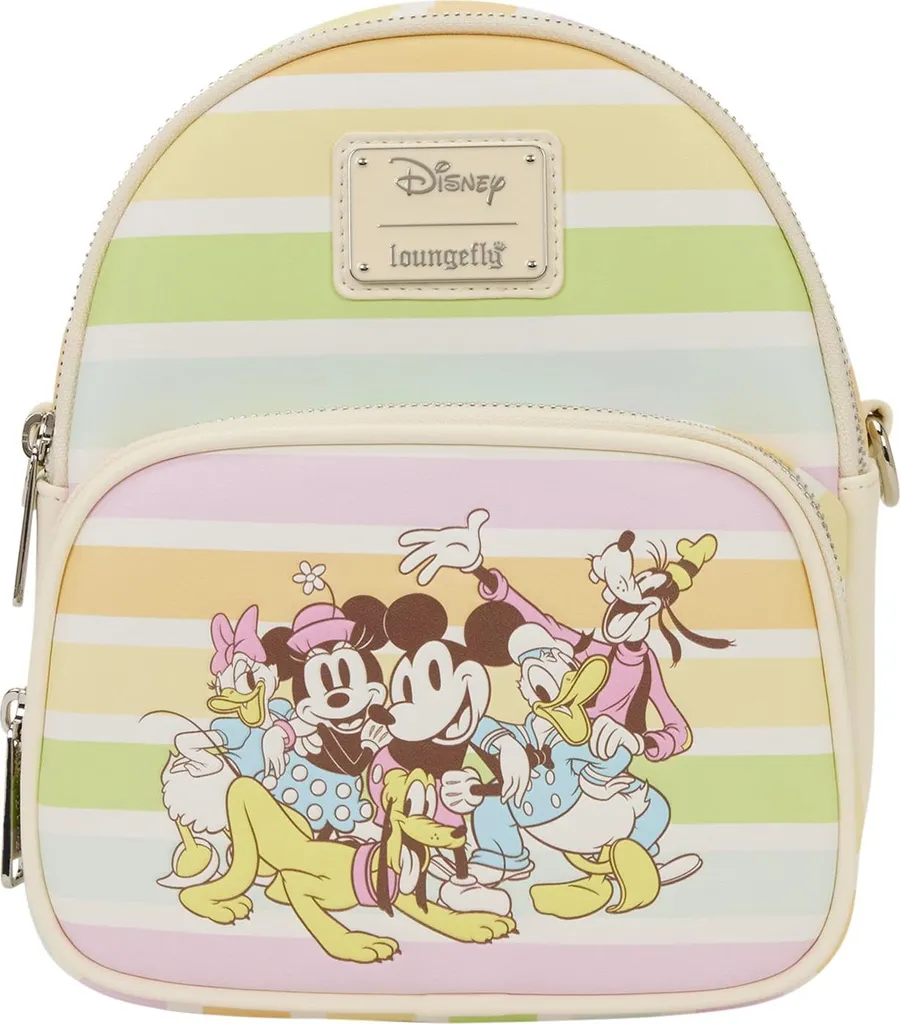 Loungefly Disney Topolino e Amici Borsa Tracolla Arcobaleno | Originale