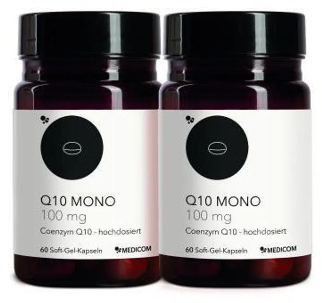 Q10 Mono 100 mg Complément Antioxydant - Cure de 2X60 Capsules Molles