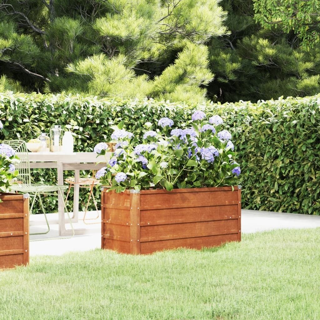 Maison Exclusive - Hochbeet Rostig 100x40x45 cm Cortenstahl