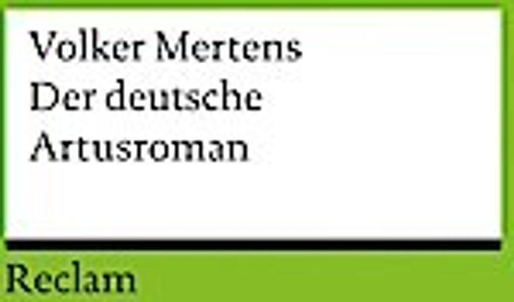 Der deutsche Artusroman