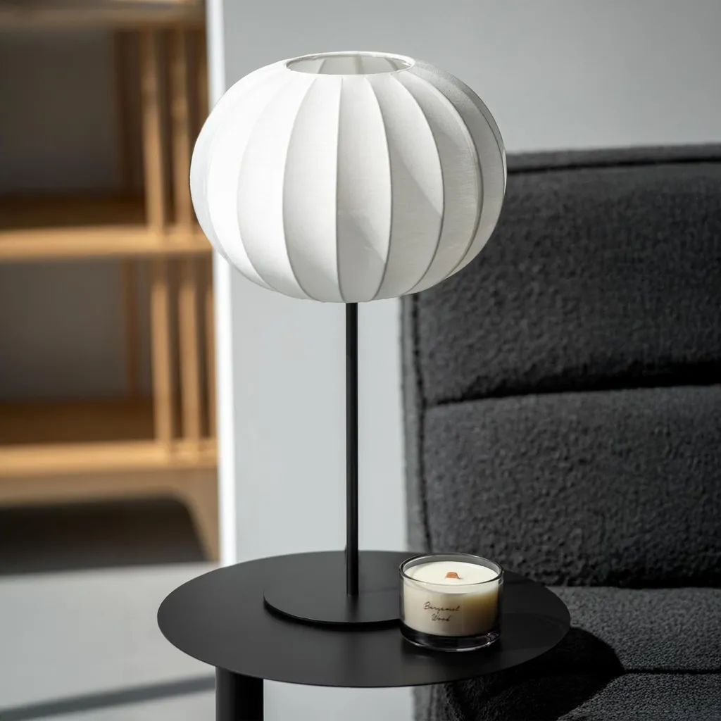 Lampe Table Lanterne J-Line Blanche : Éclairage Douceur sans Reflet - 5