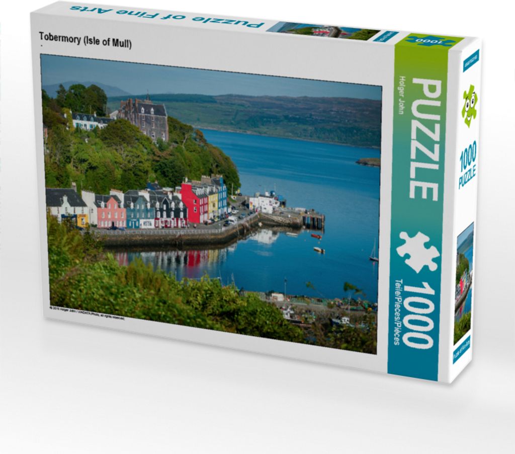 CALVENDO Puzzle Tobermory (Isle of Mull) | 1000 Teile Lege-Größe 64x48cm Foto-Puzzle für glückliche Stunden