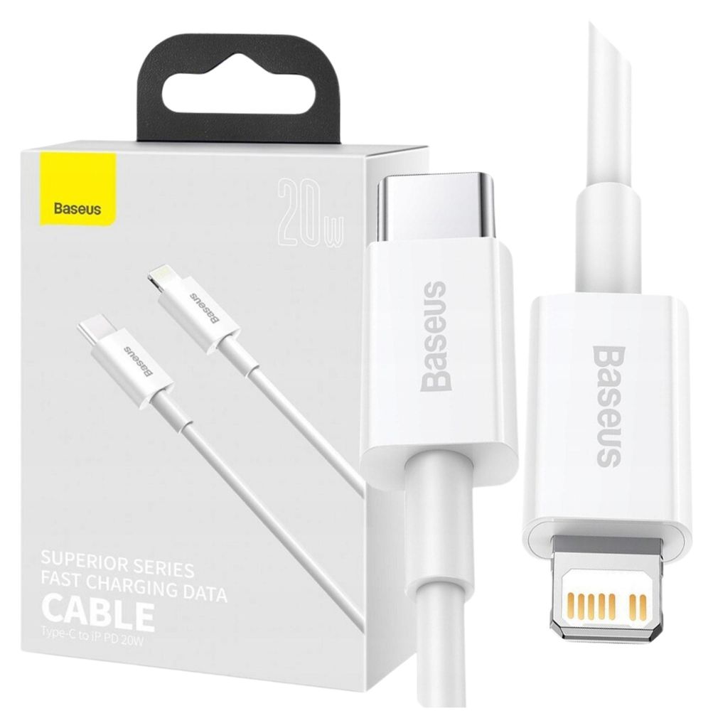 USB-C to Lightning Cable Baseus Superior Series, 20W, 2.4A, Image du produit 