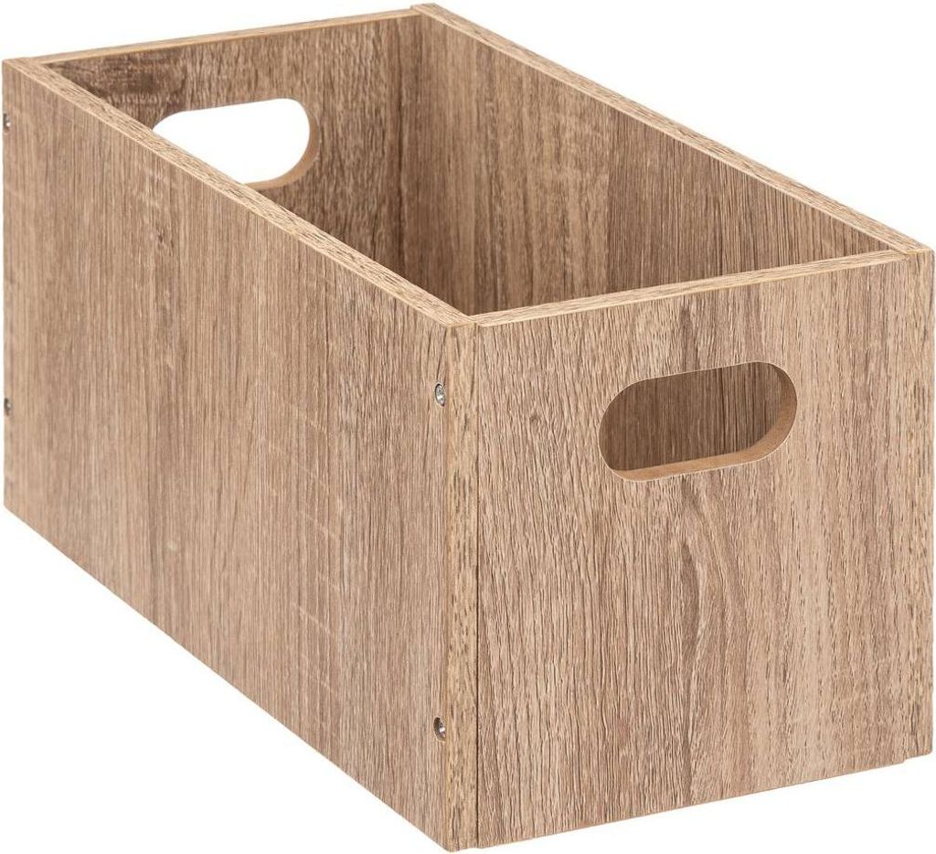 Box / Krabice do regálu 15x31cm dřevo přírodní Obrázek produktu 