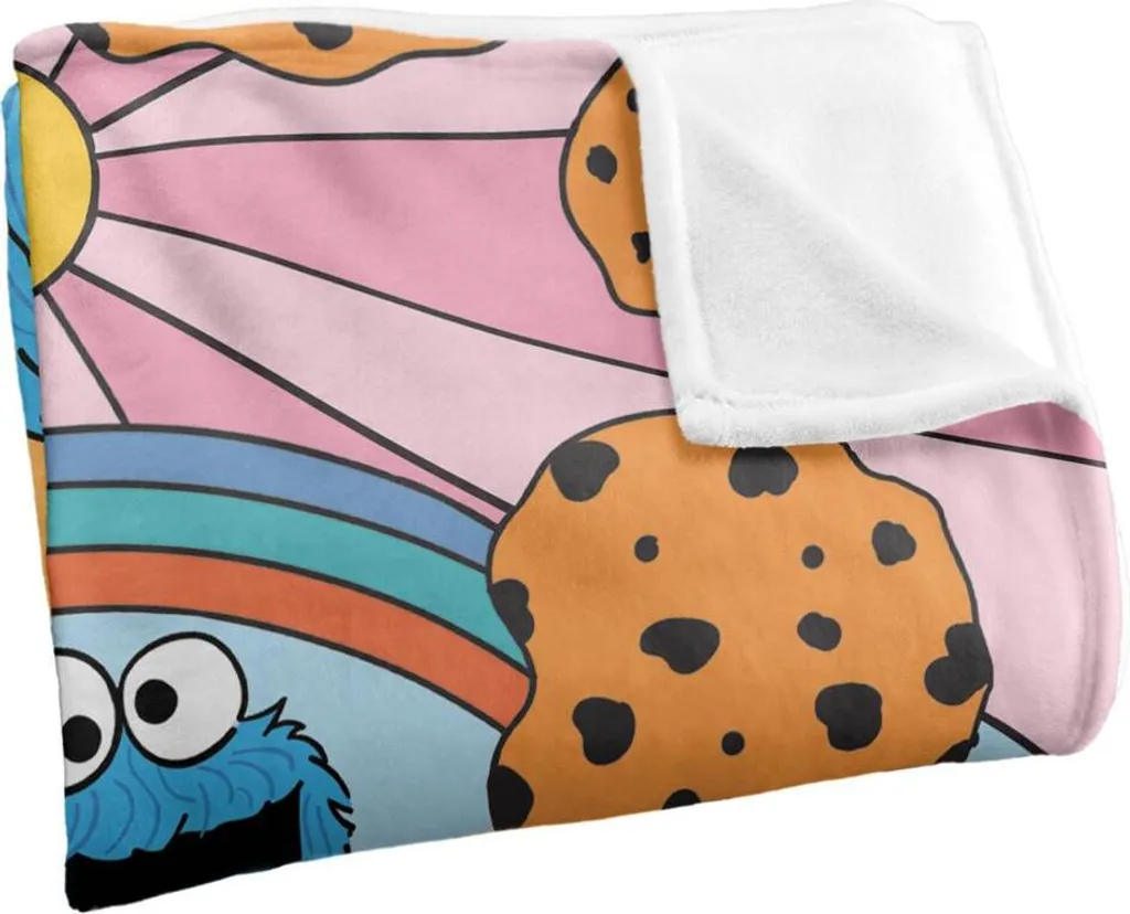 Plaid Sesame Street Taille Unique - Couverture Multicolore TV18518 - 3