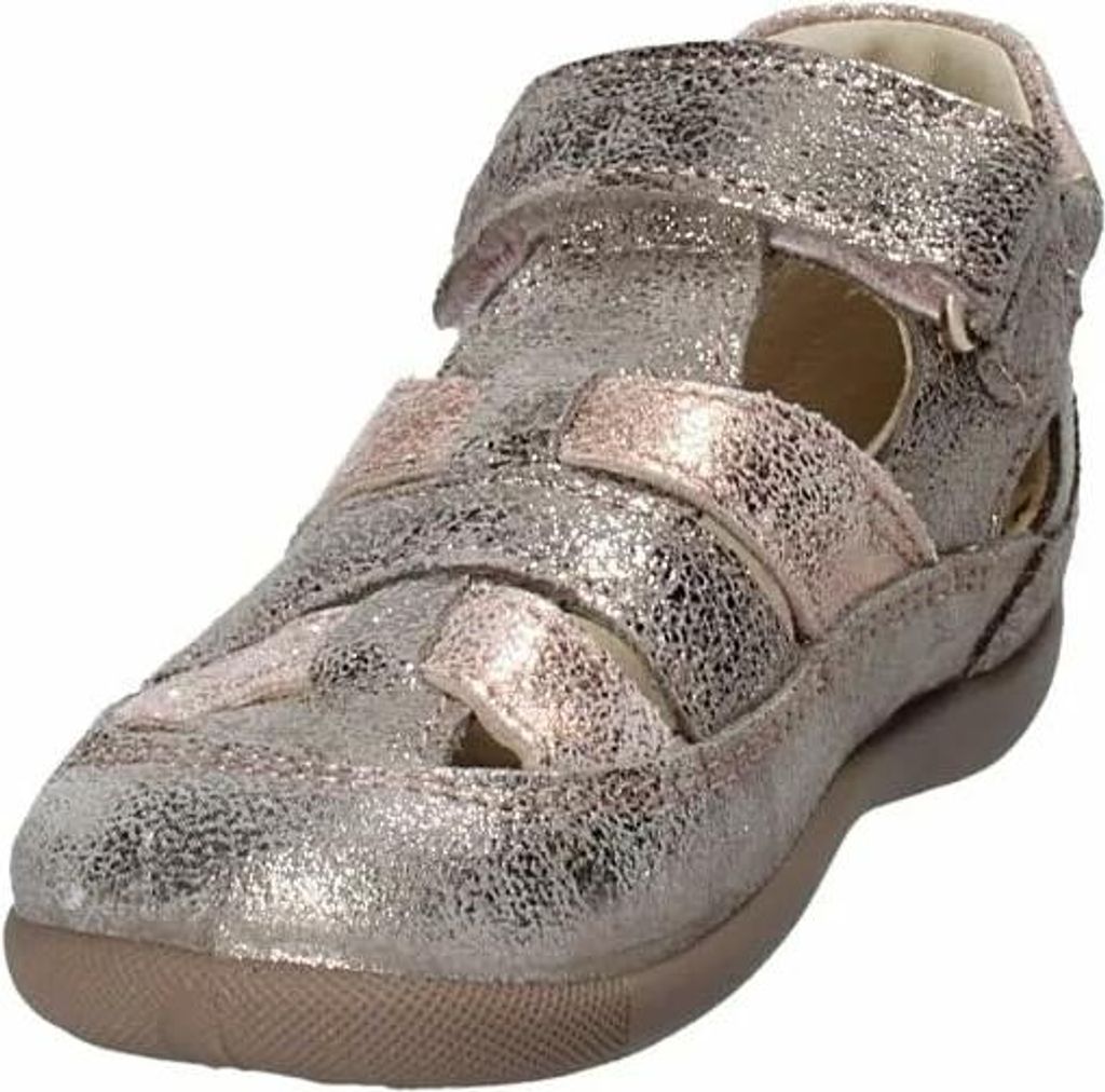 Primigi Mädchen Sandalen mit Glitzer-Oberfläche, verstellbaren Riemen und Klettverschluss