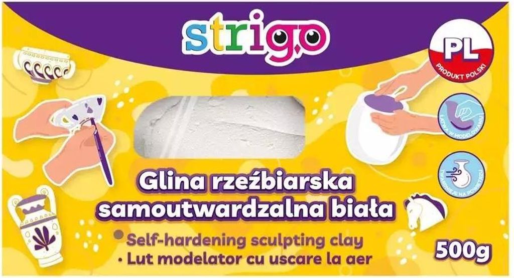 Weißer Modellierton 500 g