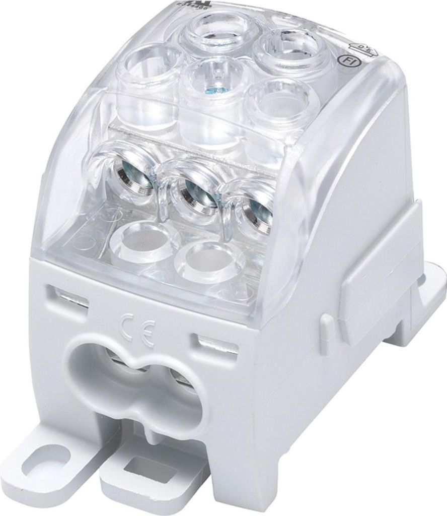 Universalverteilerblock SUB 210 Al/Cu 82050 SIMBLOCK, grau