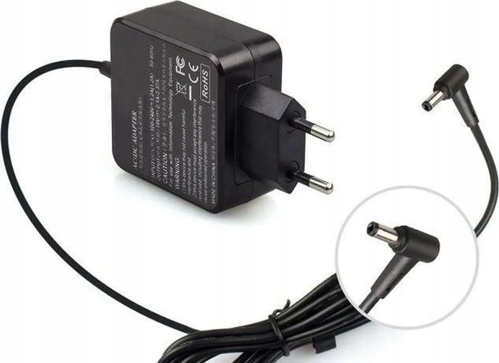 Alimentation PC Portable 45W MicroBattery Noir Idéal pour le Voyage