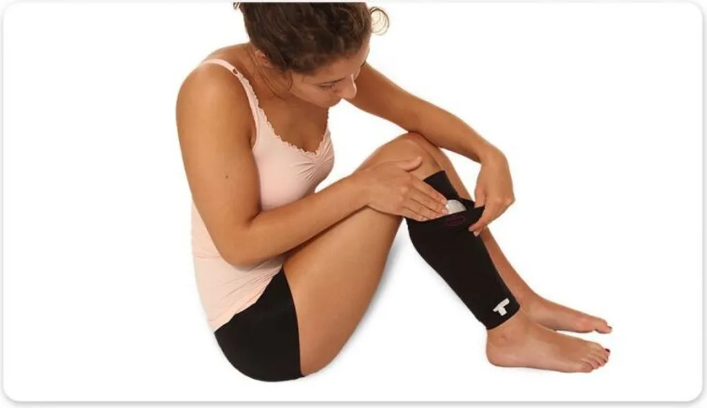 Comfizz Calf Sleeve 2XL Nero - Fissaggio Sacca Urina Senza Lacci