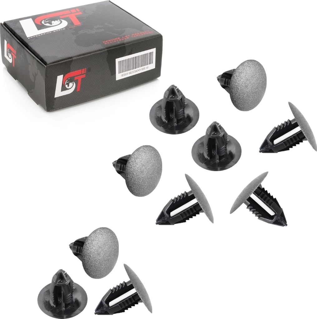 10x VERKLEIDUNGCLIPS ABDECKUNG BEFESTIGUNGS CLIPS UNIVERSAL Ø 9-10mm Kopf 22mm