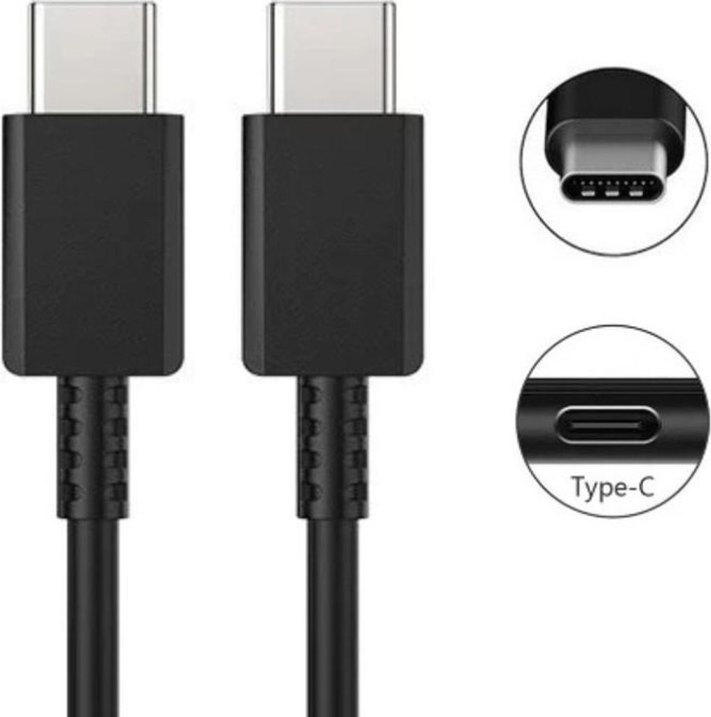 Schwarz USB-C auf USB-C Datenkabel Ladekabel für Airpods 3. Generation