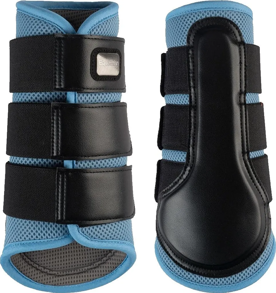 Guêtres de protection cheval Horka Brilliance Bleu XL brushing boots