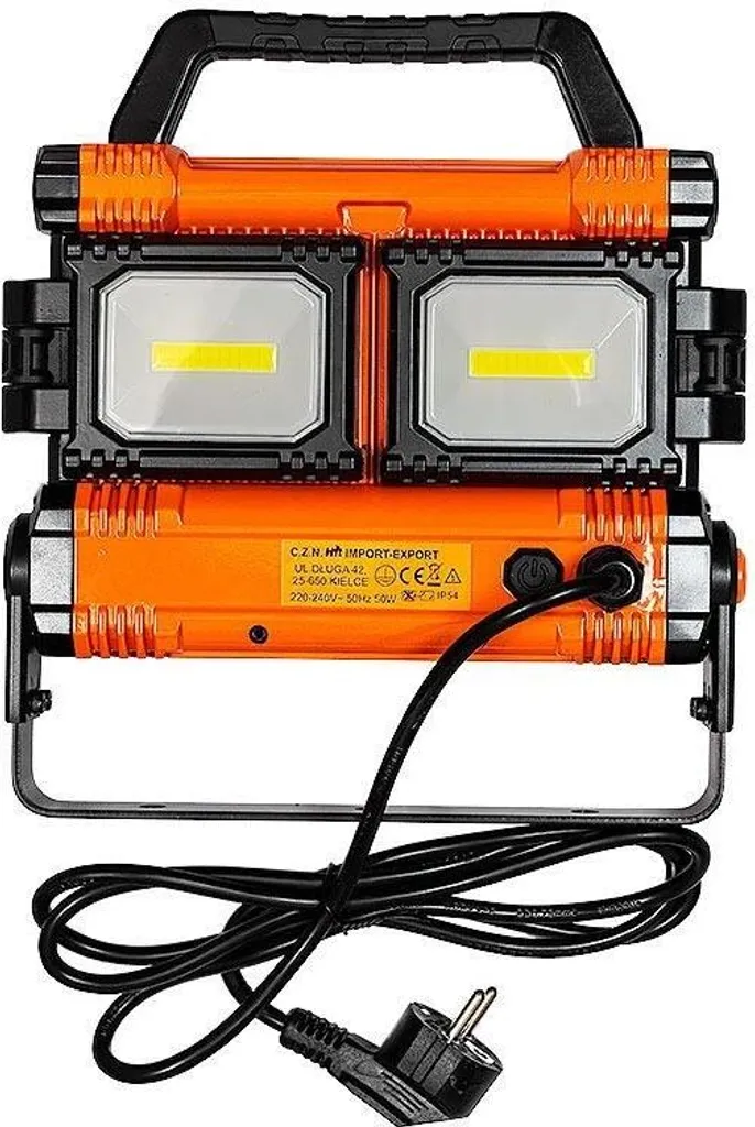 Projecteur de chantier pour éviter les ombres COB-LED 30W+20W