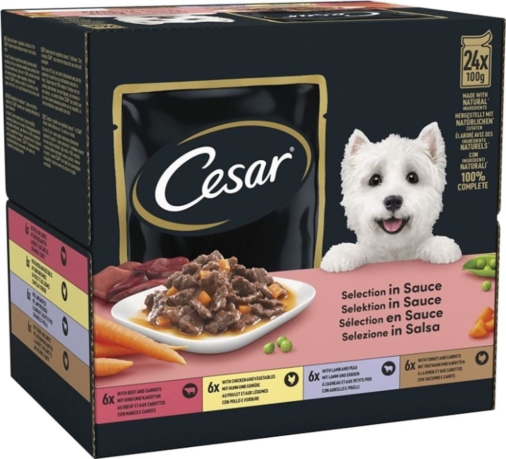 Cesar Favoriten in Salsa 24x 100g Immagine del prodotto 