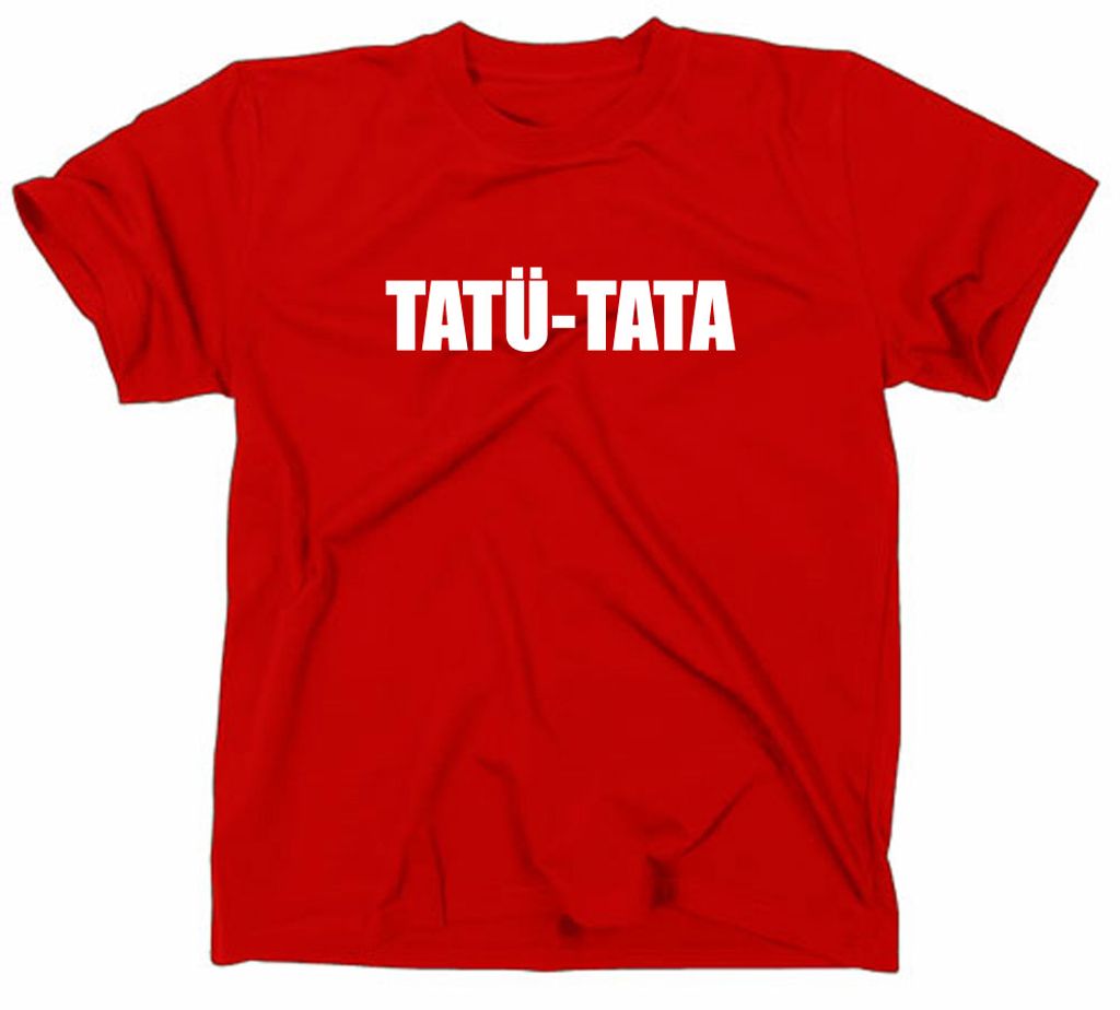 Styletex23 T-Shirt Tatü Tata Fun, rot, XXL