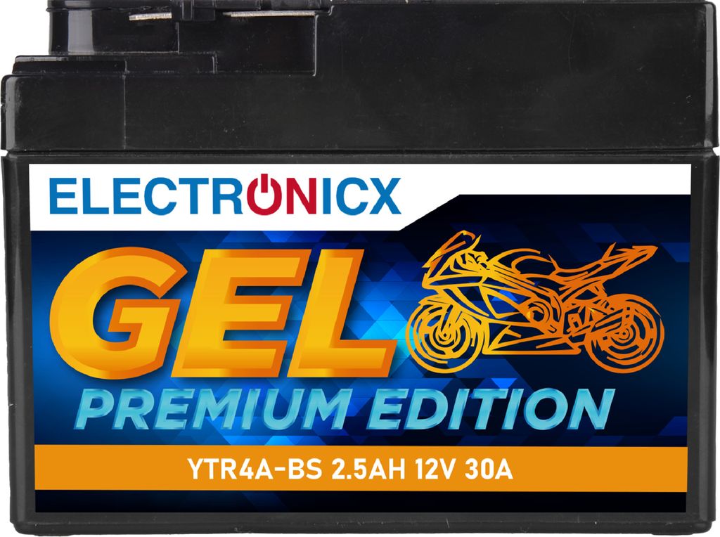Electronicx YTR4A-BS GEL Batterie 2.5Ah 12V ▶ Roller Produktbild 