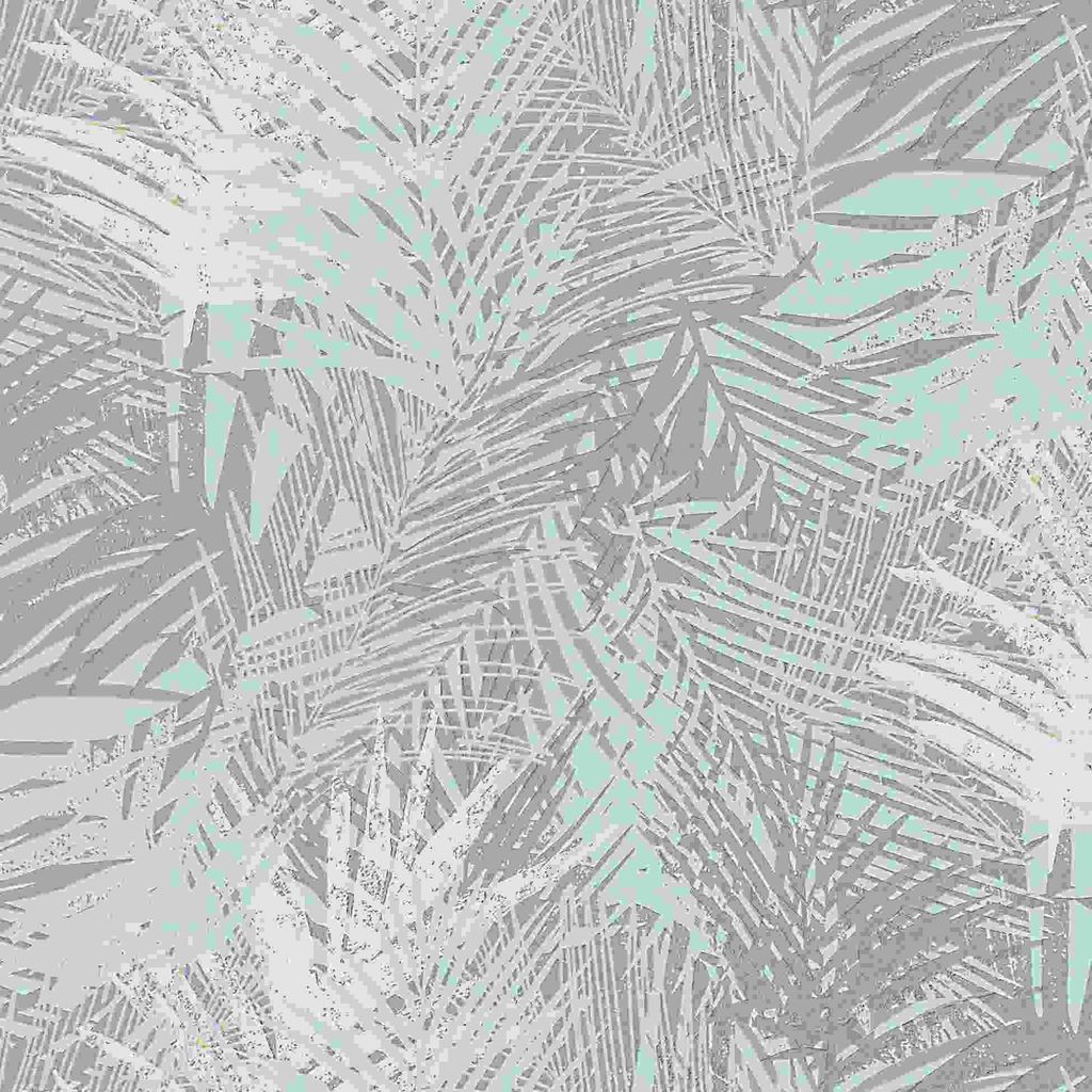 Strukturtapete 10350-18 Vliestapete Blumen Floral 0.53 x 10.05 m Erismann Collage türkis