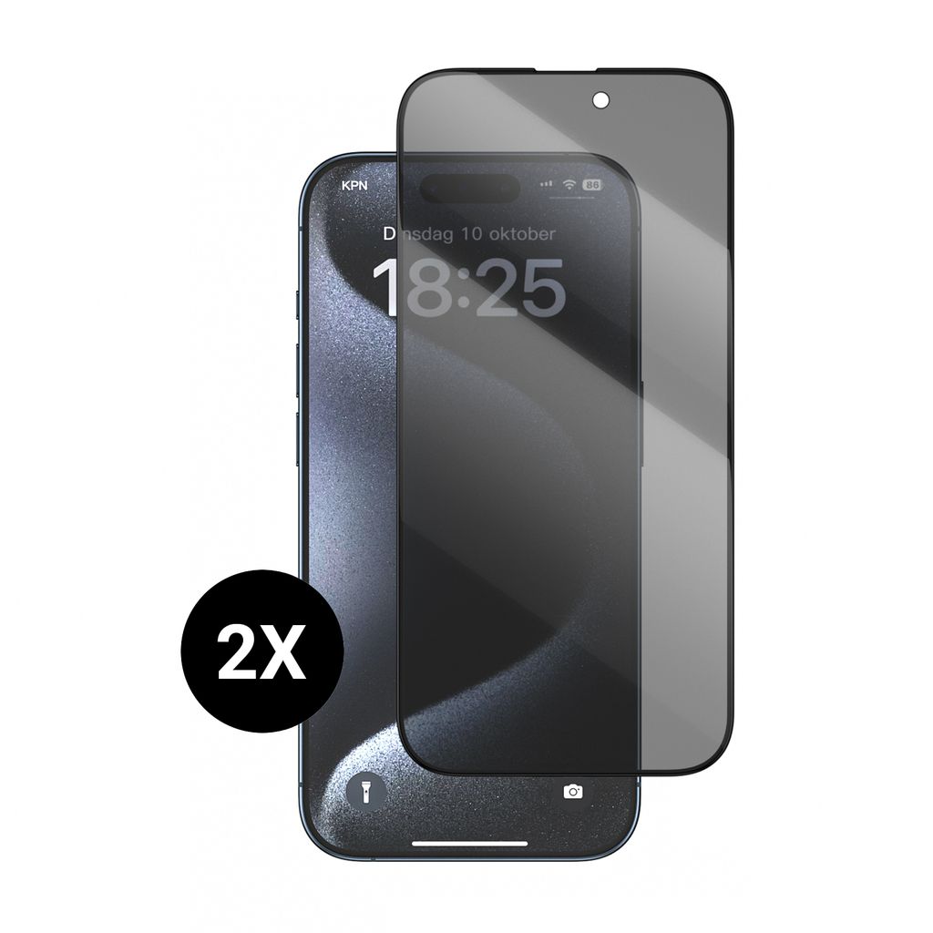 iPhone 15 Pro Max Displayschutzfolie aus gehärtetem Glas