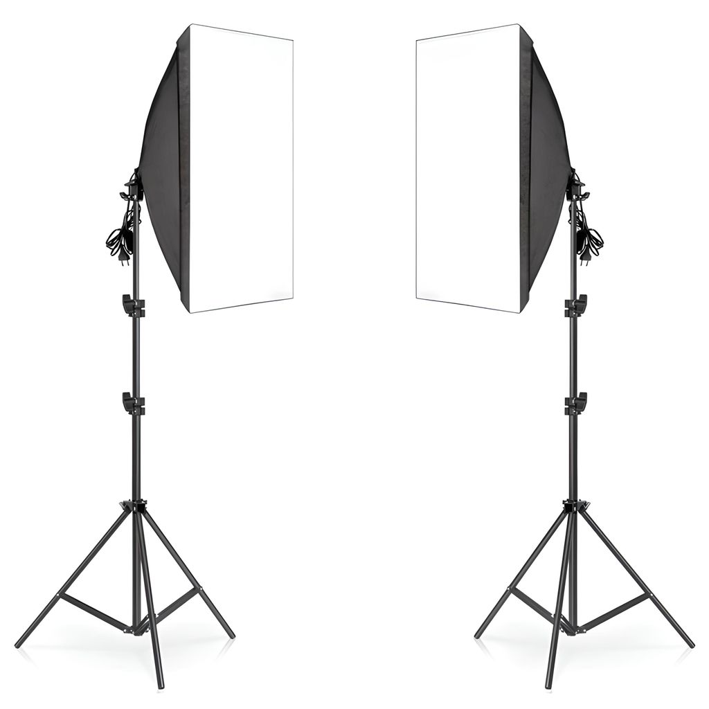 Sada pro fotografické studio Softbox se 2x 135W fotolampami Obrázek produktu 2