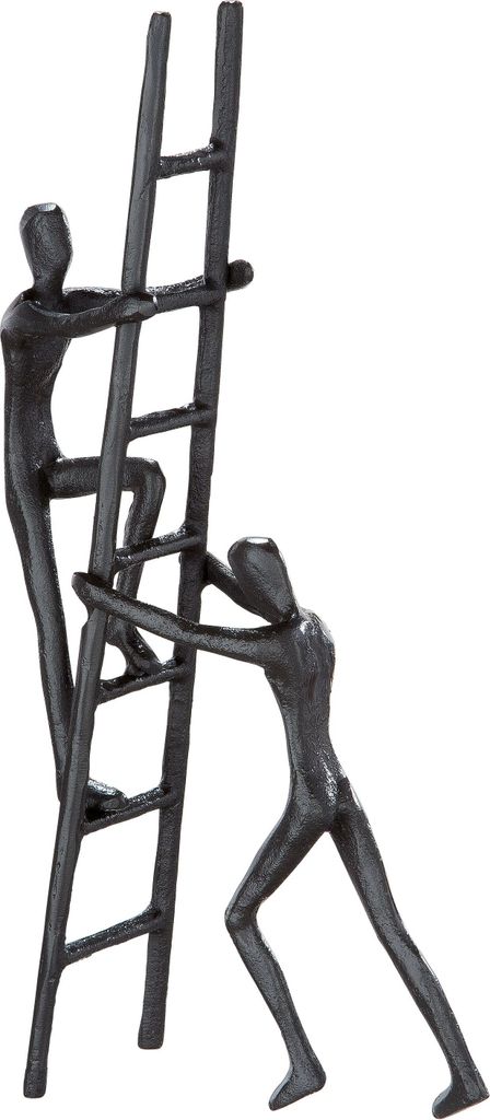 Casablanca Skulptur, "Teamwork", Leiter, Eisen, braun, , L. Image du produit 