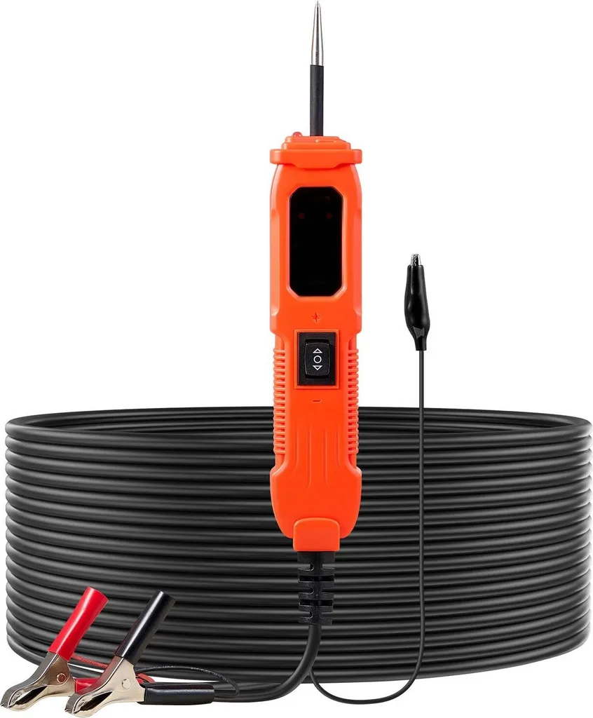 Testeur de circuit automobile 6-36V avec sonde et câble de 4m