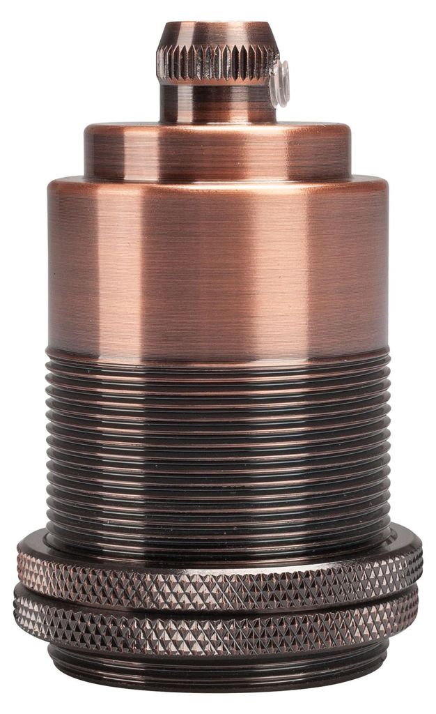 Lampenfassung E27 vintage Edison Lampensockel Rotbronze Produktbild 