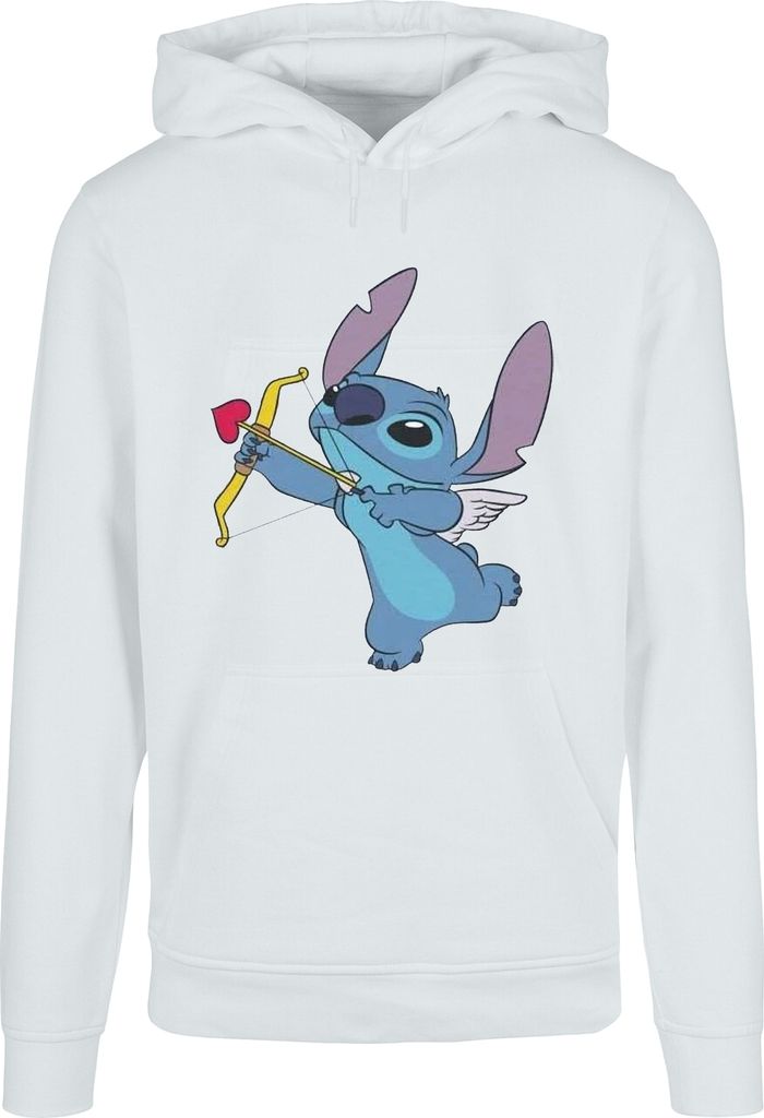 Disney - "Cupid Valentines" Kapuzenpullover für Damen BI9534 (S) (Weiß)