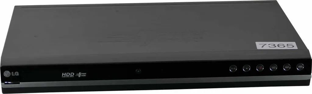 LG RH387H Enregistreur DVD avec Disque Dur 160 Go et Sortie HDMI 1080p