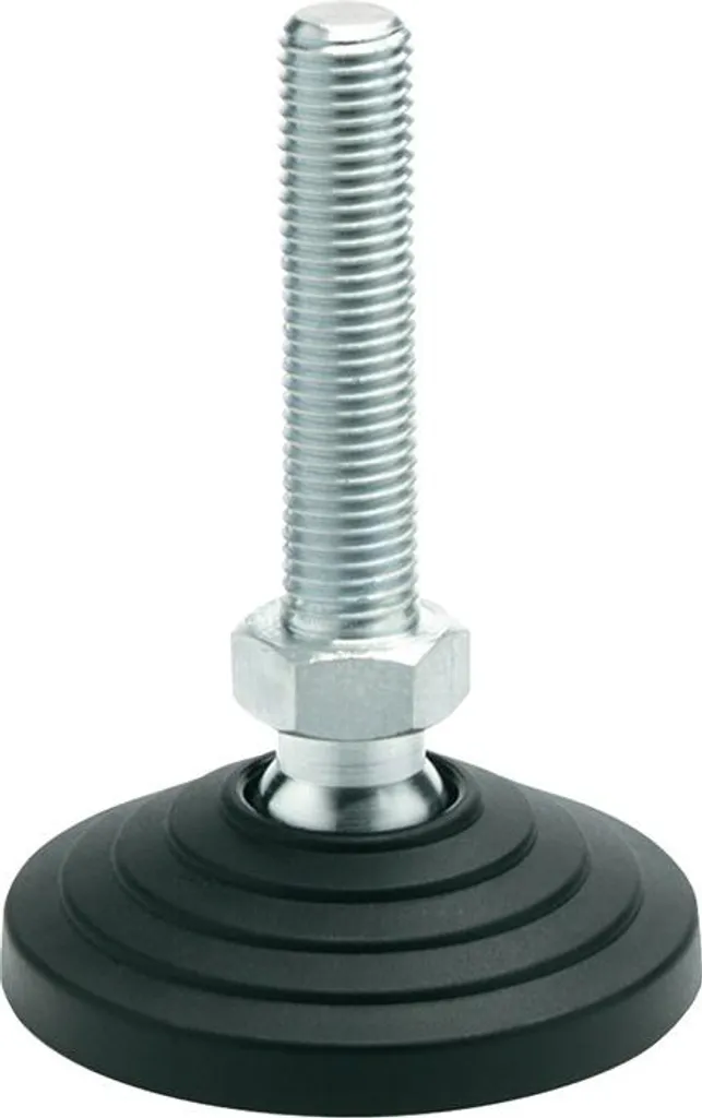 Ganter Griff GN 344: Piede Articolato Tecnopolimero 80mm x M16