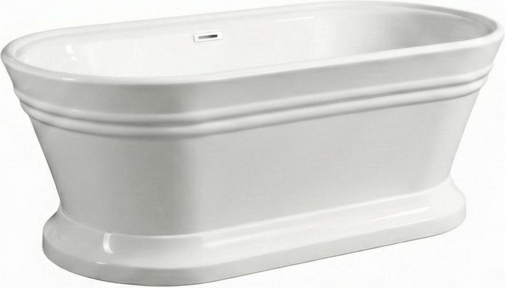Freistehende Badewanne SEATTLE 170 cm Produktbild 