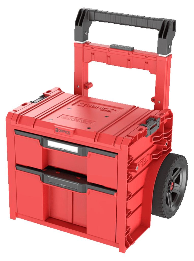 Qbrick System PRO Cart 2.0 Plus Drawer 2 Red Ultra HD Obrázek produktu 
