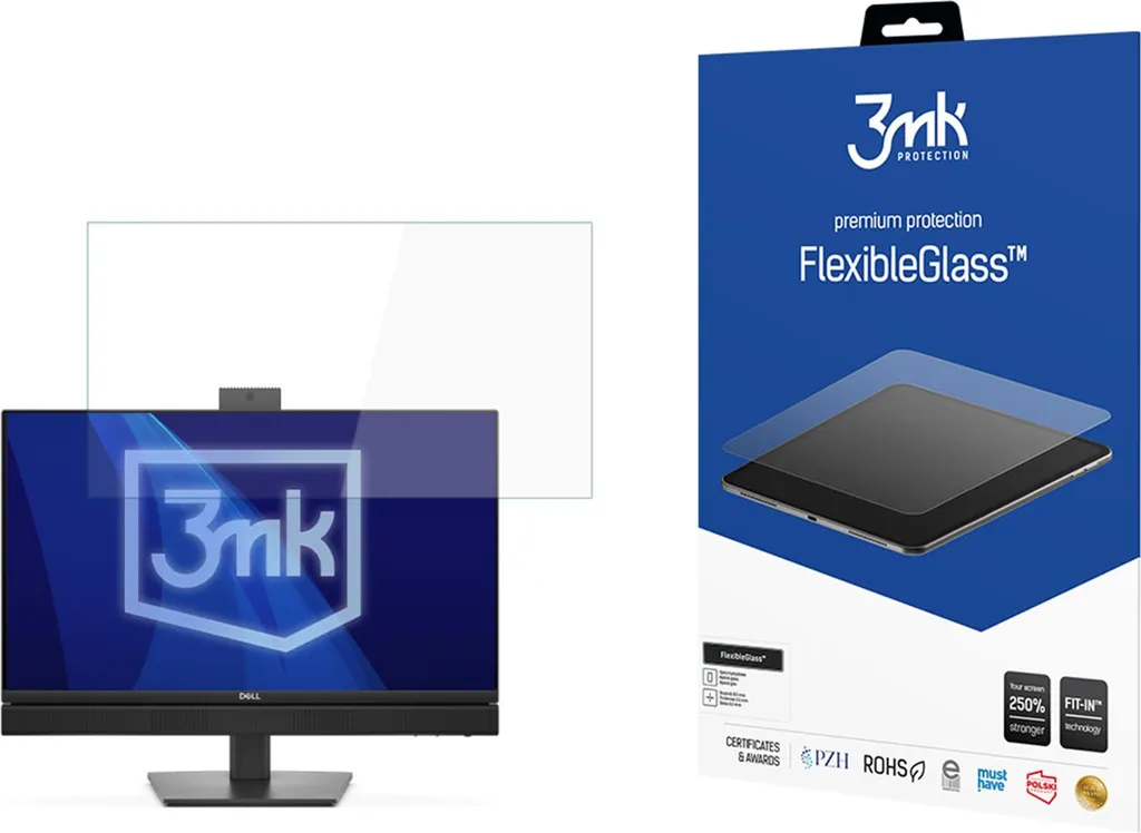 Dell Pro 24 All-In-One Qc24250 + 3Mk Flexibleglass | Protezione Top