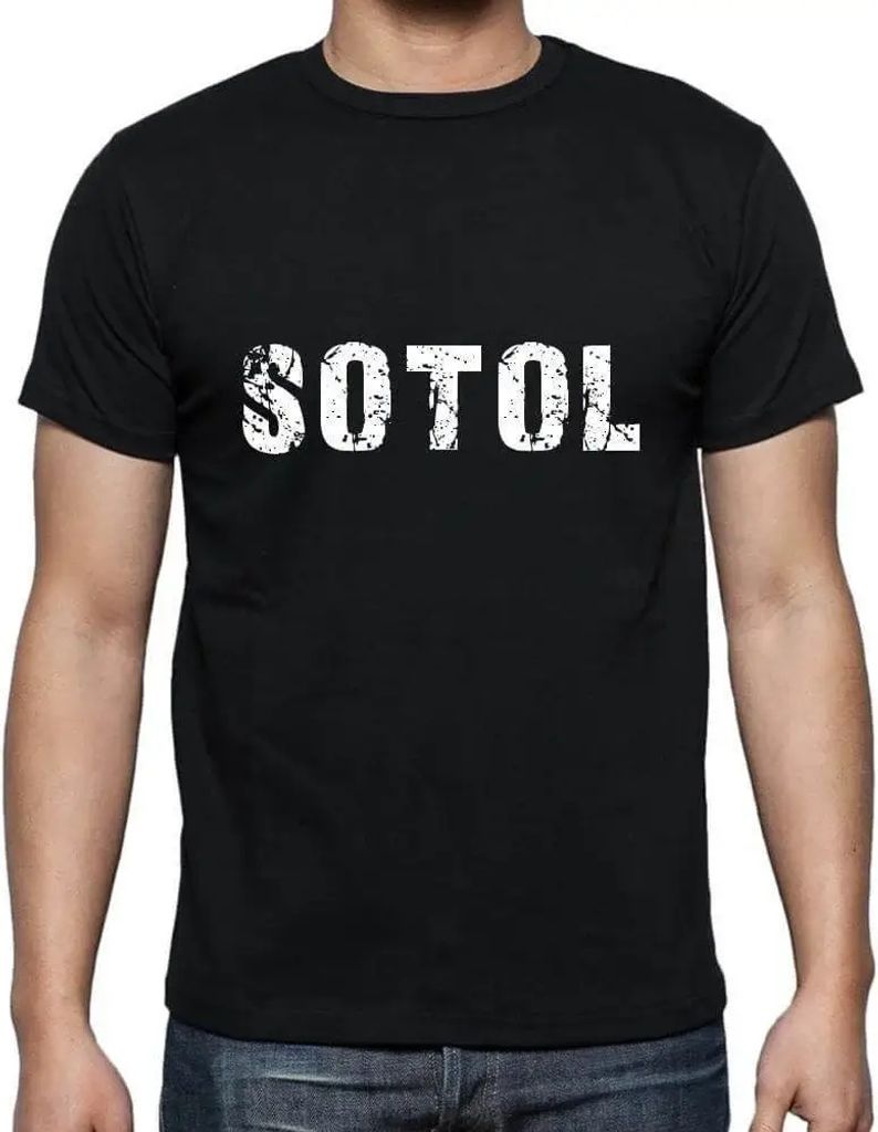 Herren Grafik T-Shirt Sotol Öko-Verantwortlich Vintage Jahrgang Kurzarm Lustige Druck Geburtstag Geschenk Mann