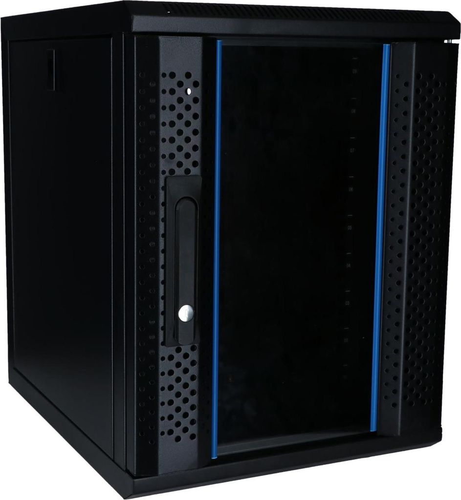 9 HE, 10” Serverschrank, mit Glastür, (BxTxH) 370x450x486mm