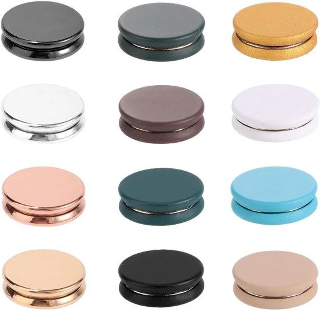 Lot de 12 épingles magnétiques puissantes pour foulard et hijab hijab