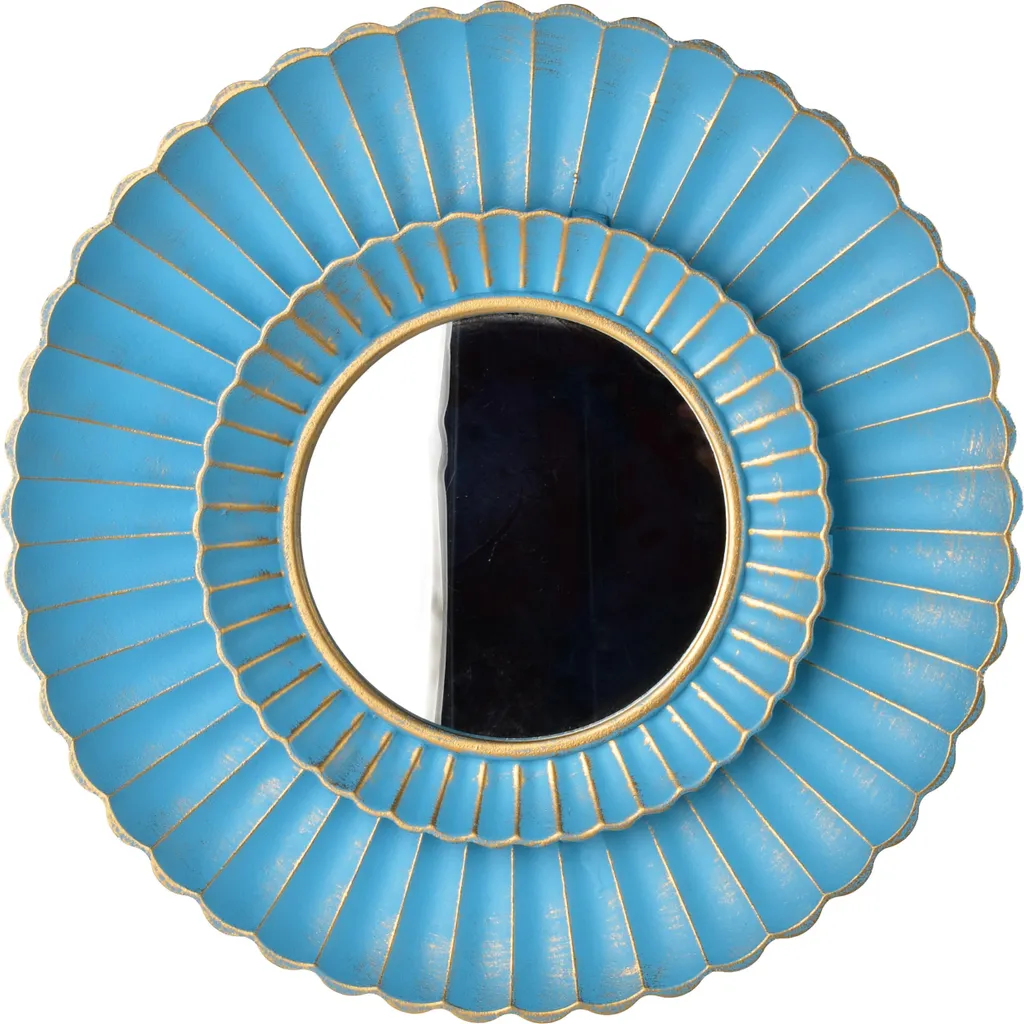 Miroir mural décoratif DAZ DAZ 50x50x3,5 cm en verre aspect miroir chic