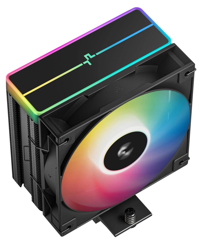 DeepCool AG400 BK ARGB V2 Tower Heatpipe Cooler Black TDP: 220W schwarz