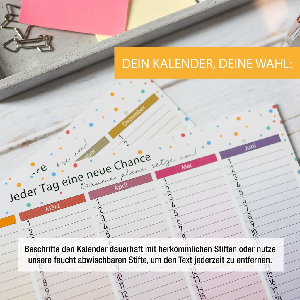 Immerwährender DIN A4 Tafelkalender - | Kaufland.de