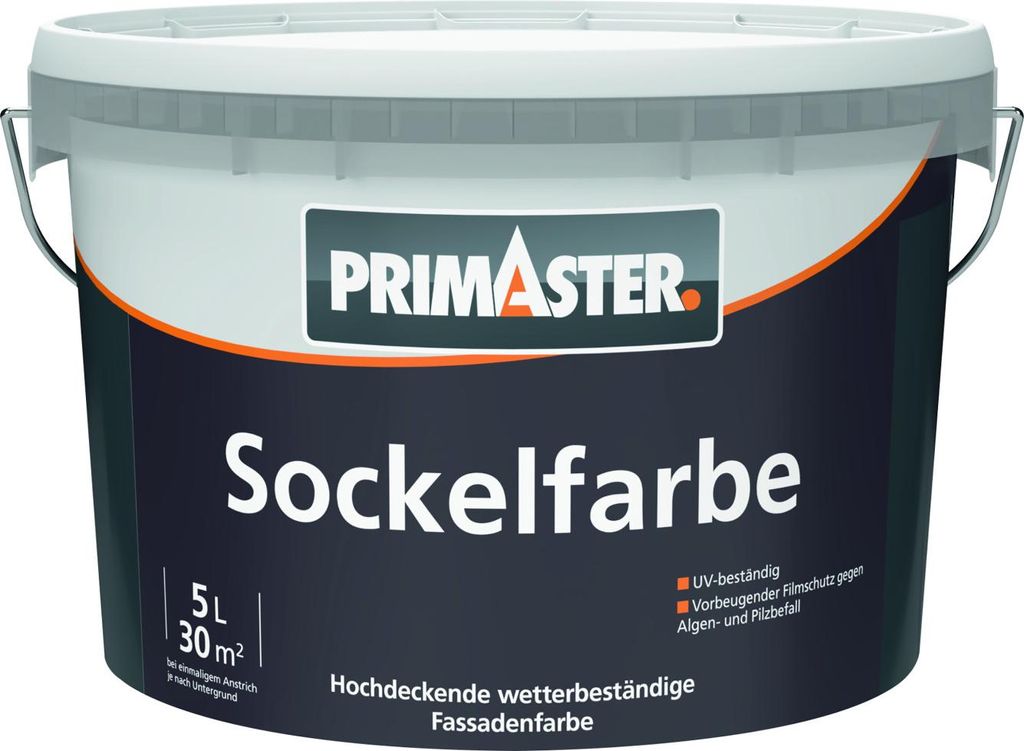 Primaster Sockel- und Dachfarbe 5 L anthrazit Produktbild 