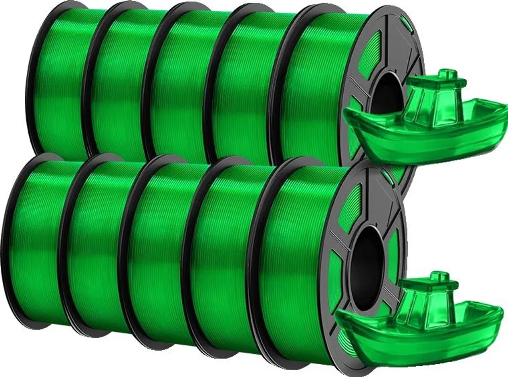 Filament PETG 10TP Haute Résistance Vert - Matériau Pro Éco-Responsable