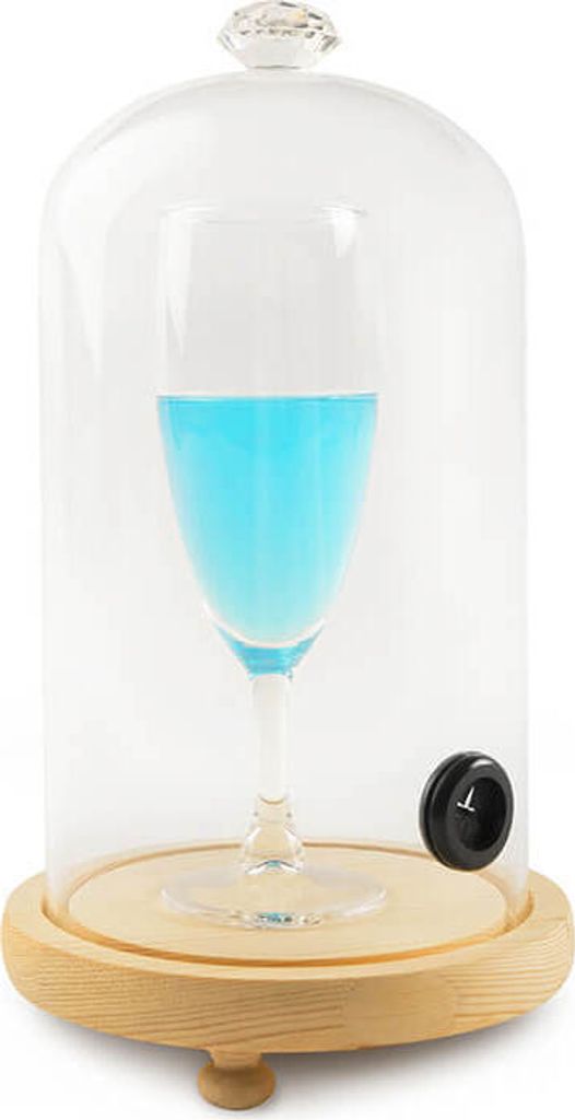 Ziva – Ziva-Glasglocke – zum Räuchern von Cocktails – 12 x H22 cm