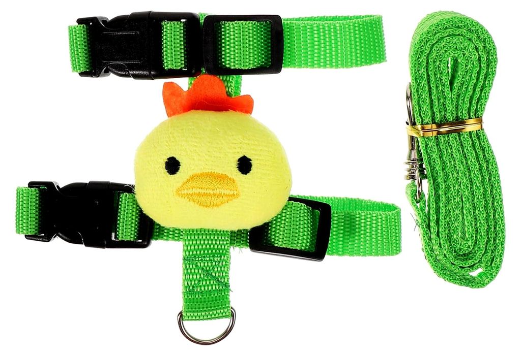 Verstellbares Geschirr für Kleintiere mit Leine aus strapazierfähigem, atmungsaktivem Material für Kaninchen, Frettchen und Meerschweinchen bei ...