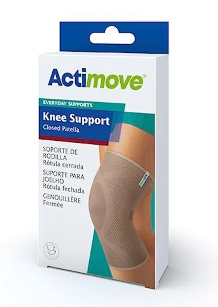 Genouillère Actimove Beige S : Soulagez vos Douleurs au Genou - Fixe