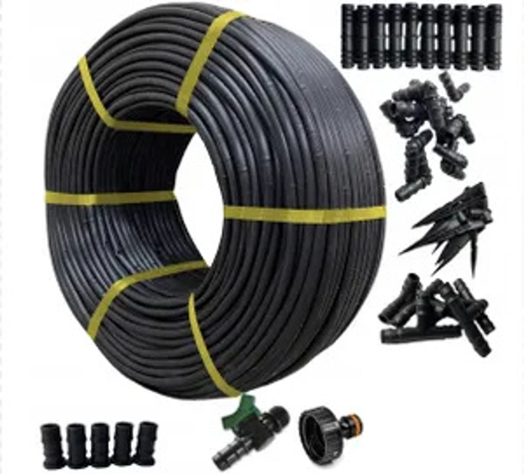 100m de système d'arrosage bricolage jardin goutte à goutte Image du produit 