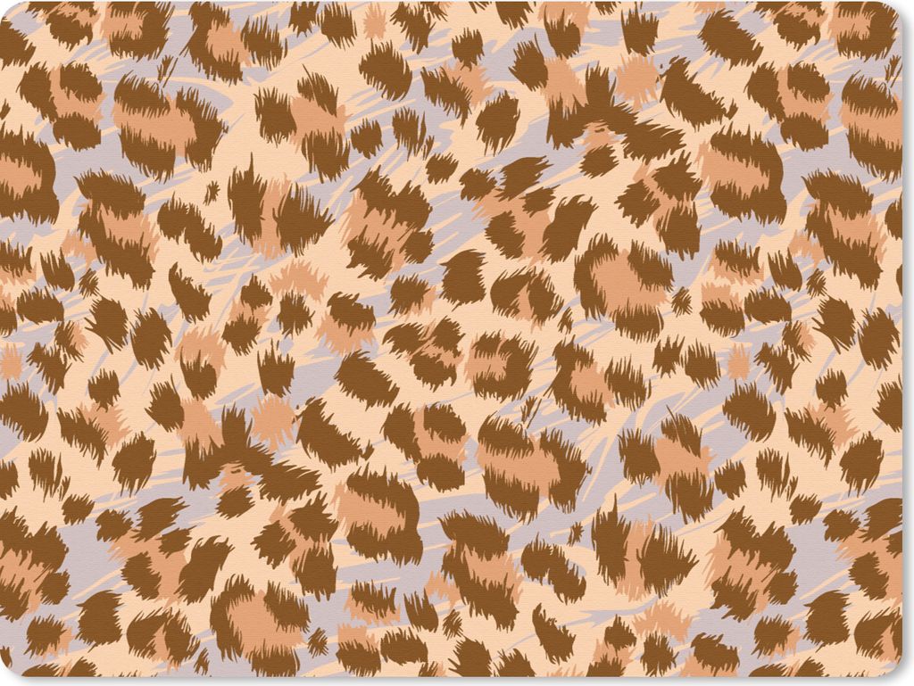 MuchoWow® Mauspad Mousepad Tierdruck - Panther - Braun - Produktbild 