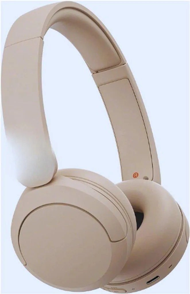 Casque Bluetooth sans fil 50h autonomie beige modèle BT-500X